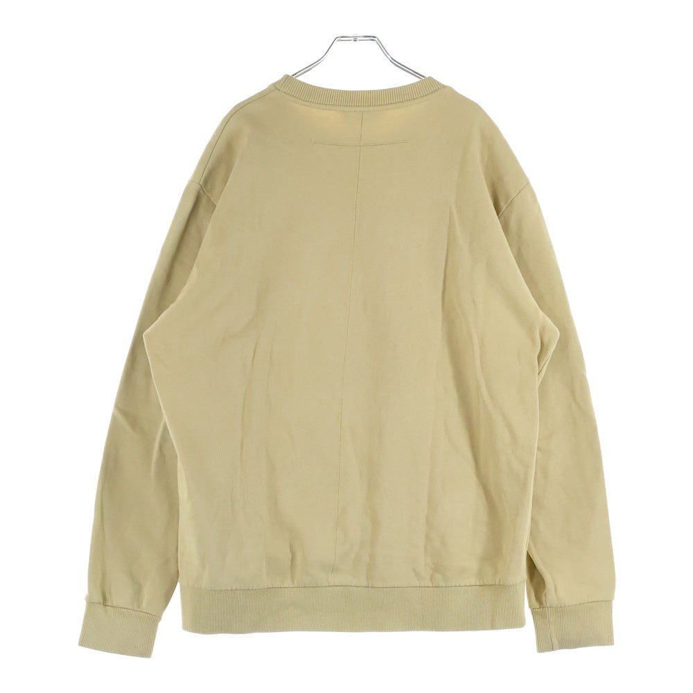 GIVENCHY(ジバンシィ) RT.TWLR ロットワイラー プリントロゴ スウェットクルーネックシャツ トレーナー マスタード