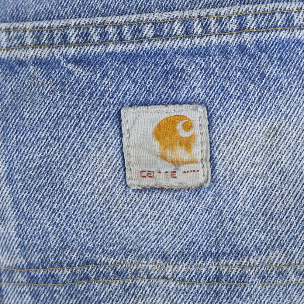 CARHARTT(カーハート) 00's Dungaree Fit ダブルニー デニムペインターパンツ サスペンダーボタン メキシコ製 インディゴ
