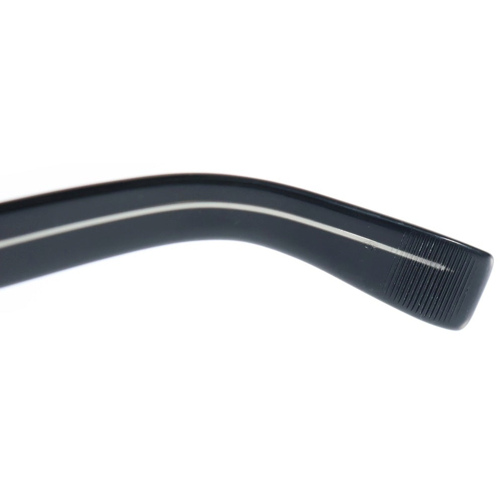 EYEVAN(アイヴァン) 7285 ラウンドシェープ ブラックフレーム クリアレンズ サングラス 眼鏡 メガネ ブラック