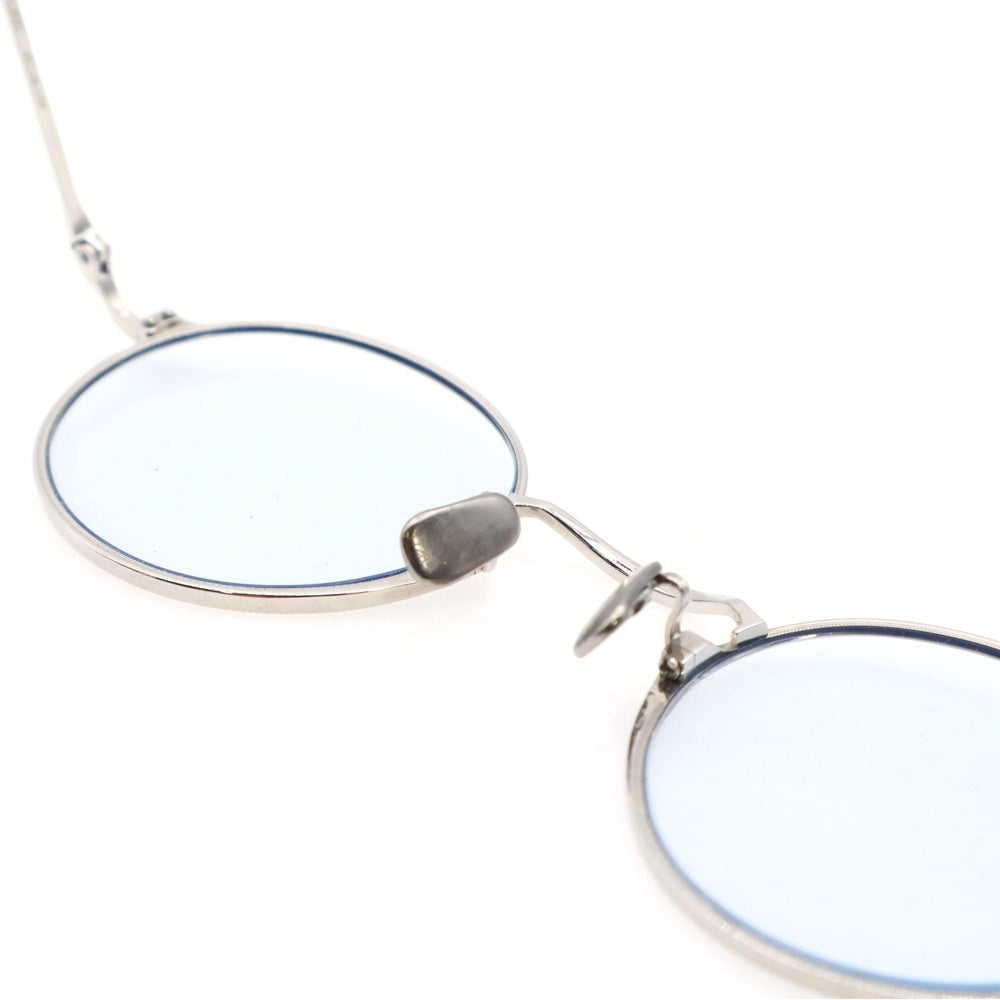 EYEVAN(アイヴァン) 7285 ラウンドシェープ シルバーフレーム クリアレンズ サングラス アイウェア メガネ 眼鏡 シルバー