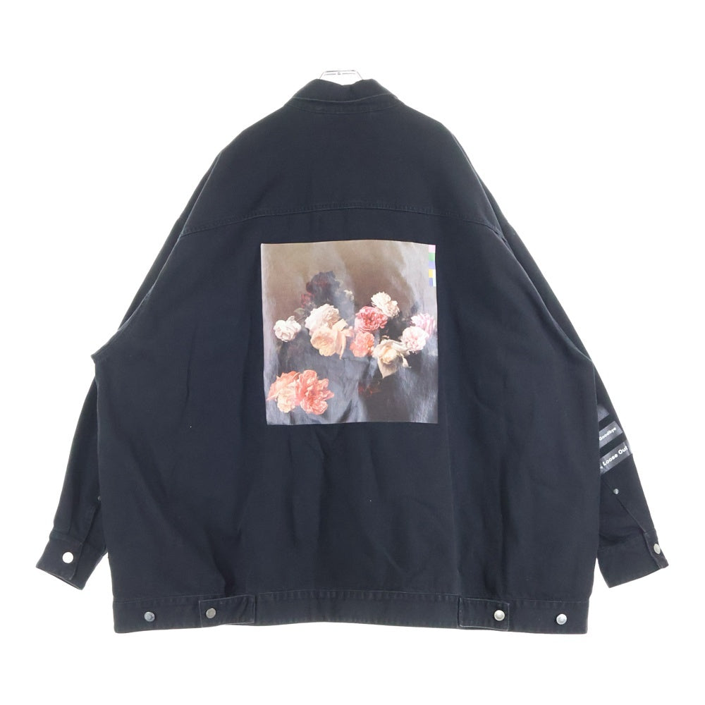 RAF SIMONS(ラフシモンズ) 18SS Oversized Denim Jacket 権力の美学 オーバーサイズド デニムジャケット ブラック 181-723-10031