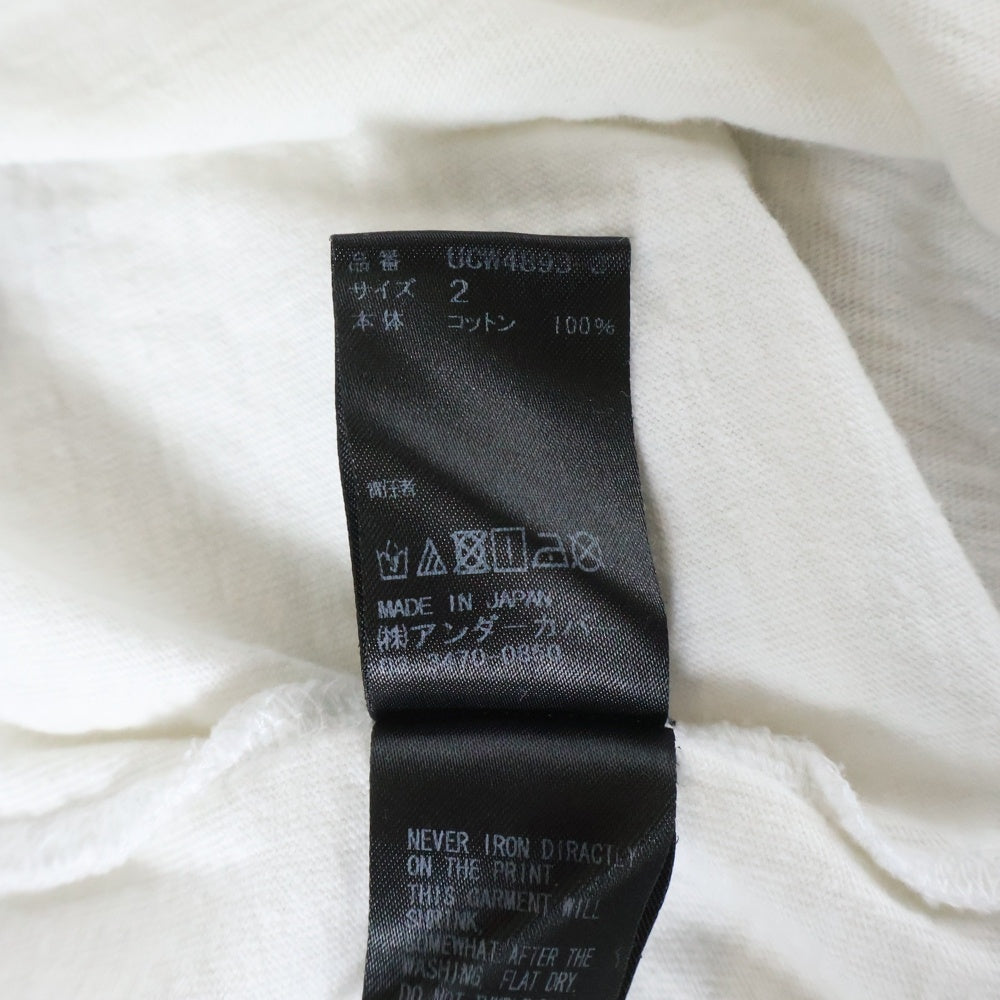 UNDERCOVER(アンダーカバー) 19SS DEAD HERMITS デッド ハーミッツ フロントプリント 半袖Tシャツ カットソー UCW4893-3 ホワイト