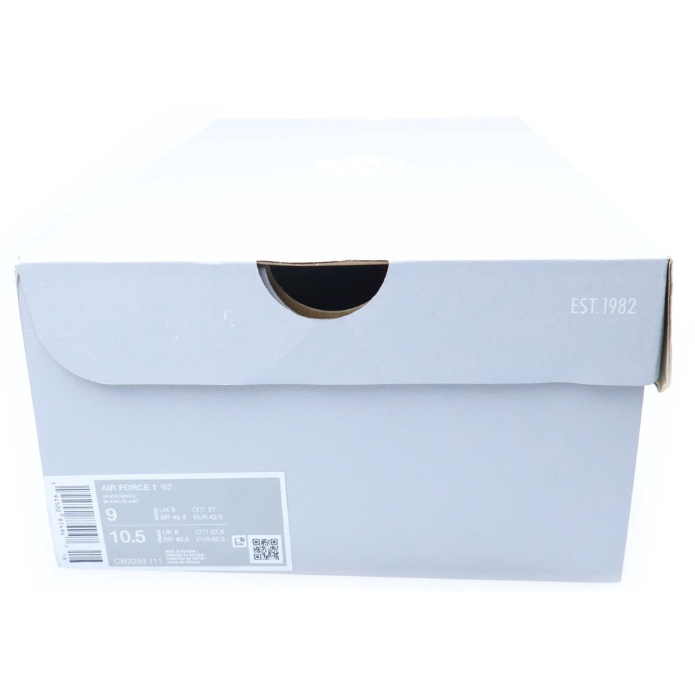 NIKE(ナイキ) AIR FORCE 1 07 CW2288‐111 エアフォース1 ローカットスニーカー シューズ ホワイト US9/27.0cm