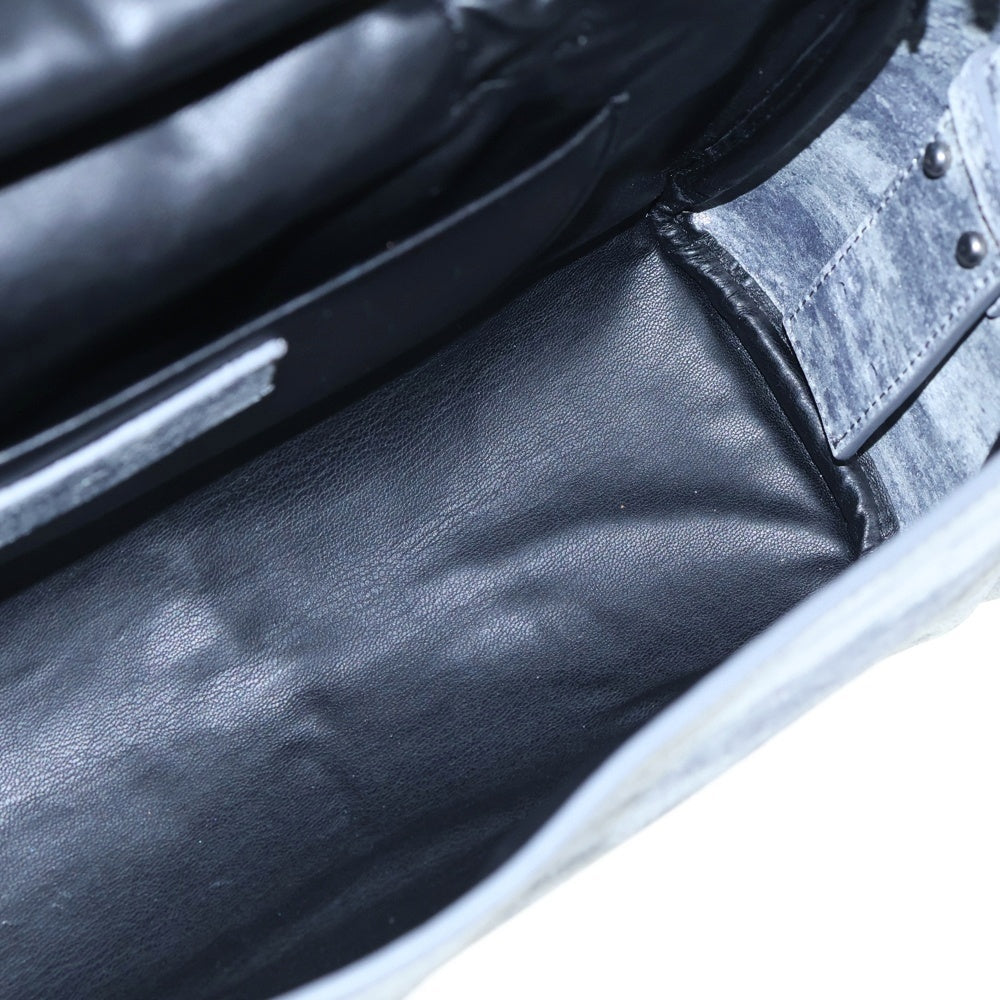 Acne Studios(アクネ ストゥディオズ) Multipocket マルチポケット メタリック ワンショルダーバッグ ラメ加工 シルバー レディース