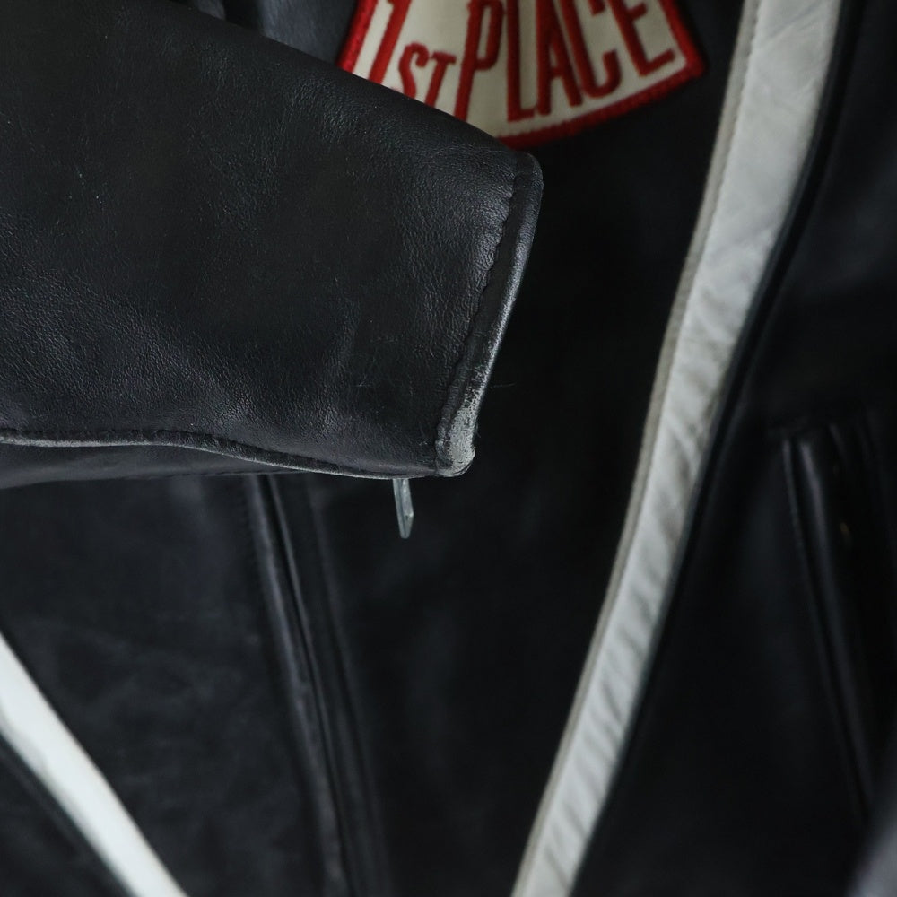 SCHOTT(ショット) 80s シングル ライダース レザージャケット ブラック