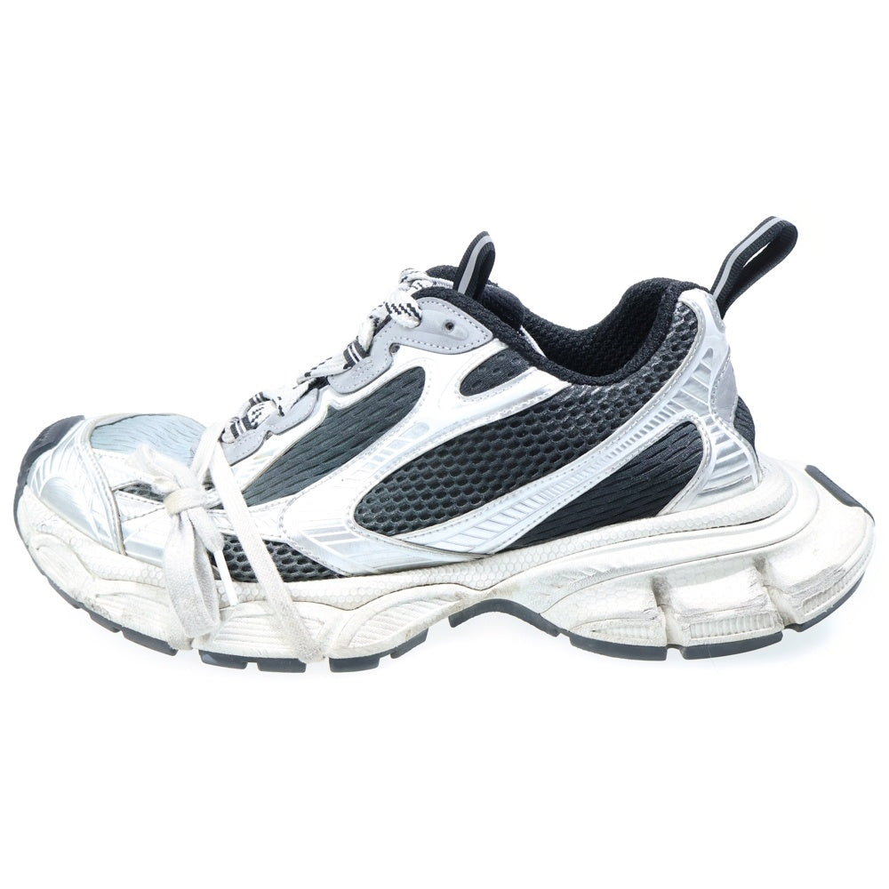 BALENCIAGA(バレンシアガ) 3XL Sneaker ユーズド加工 メッシュ レースアップ ローカットスニーカー 734734 ホワイト/ブラック