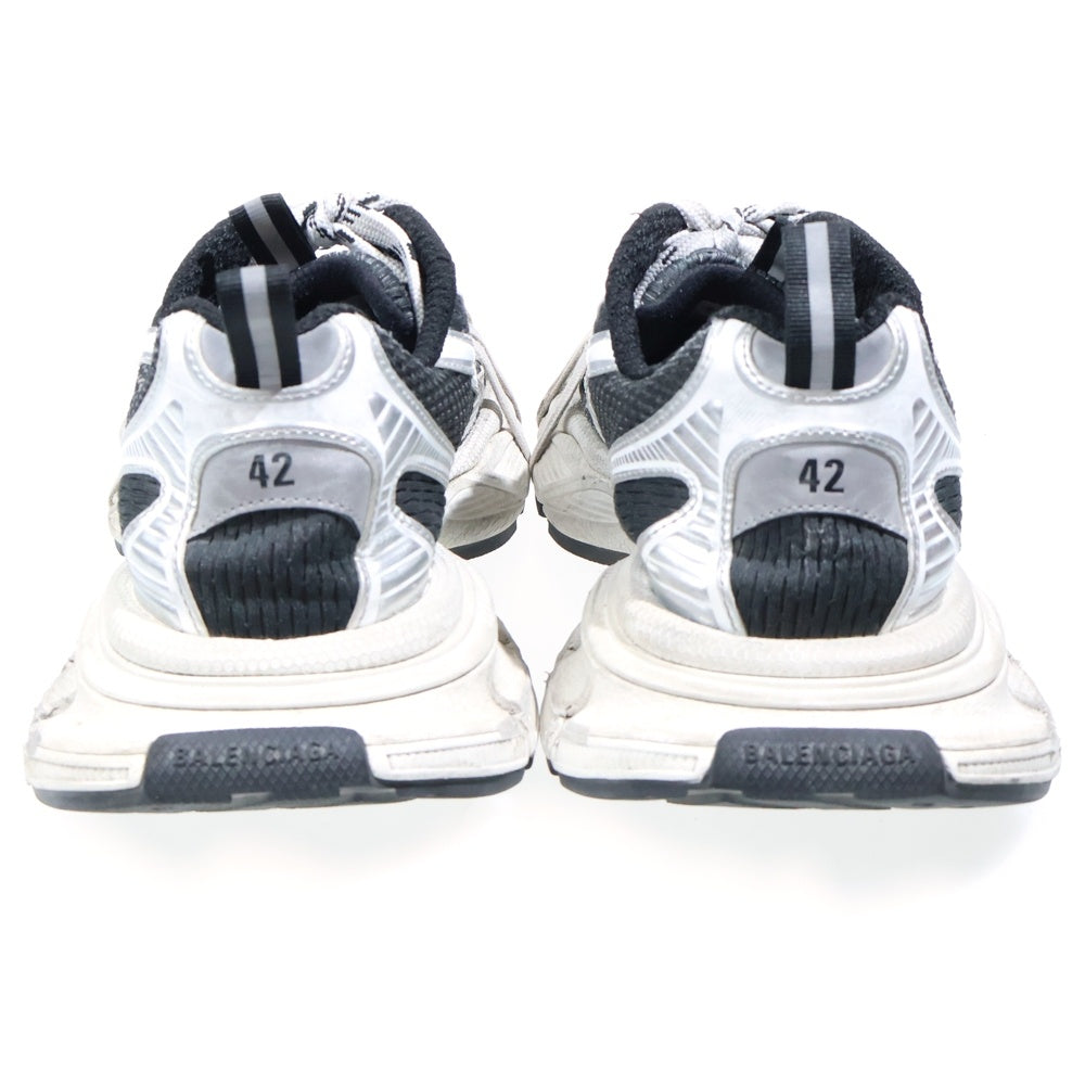 BALENCIAGA(バレンシアガ) 3XL Sneaker ユーズド加工 メッシュ レースアップ ローカットスニーカー 734734 ホワイト/ブラック