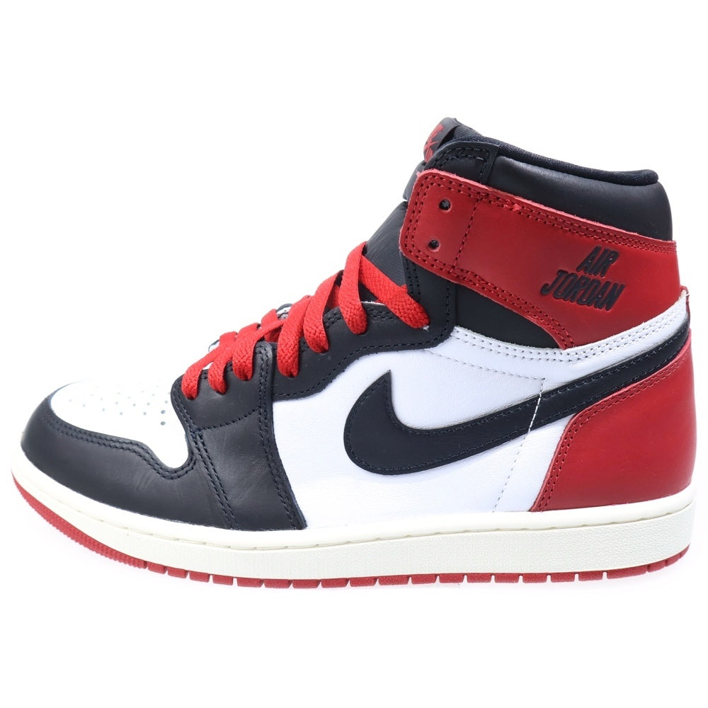 NIKE(ナイキ) AIR JORDAN 1 RETRO HIGH OG BLACK TOE REIMAGINED DZ5485-106 エアジョーダン1 レトロ OG ブラックトゥリイマジンド ハイカットスニーカー US9/27cm