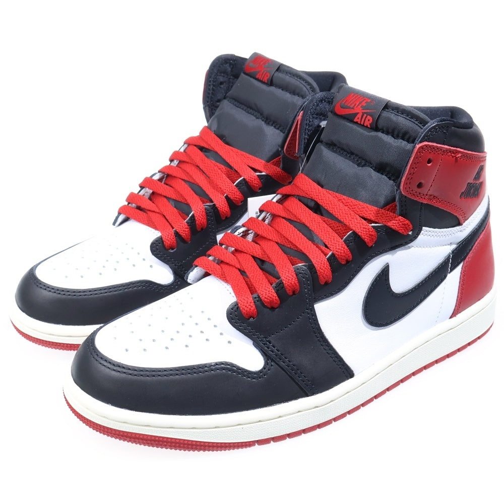 NIKE(ナイキ) AIR JORDAN 1 RETRO HIGH OG BLACK TOE REIMAGINED DZ5485-106 エアジョーダン1 レトロ OG ブラックトゥリイマジンド ハイカットスニーカー US9/27cm