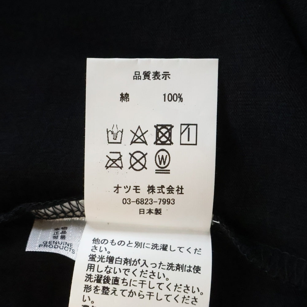 WASTED YOUTH(ウェイステッドユース) 24SS T-Shirt #03 ロゴプリント 半袖Tシャツ カットソー ブラック WY27TE003