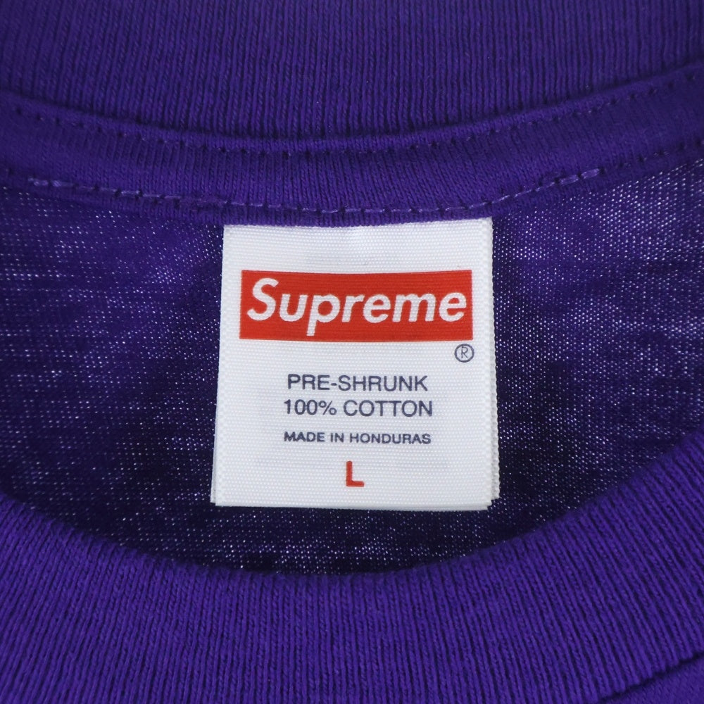 SUPREME(シュプリーム) 25AW ×ANTIHERO Ozzy Tee アンタイヒーロー クルーネック カットソー 半袖Tシャツ パープル