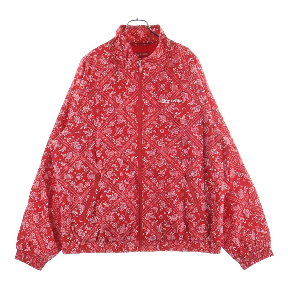 SUPREME(シュプリーム) 18SS Bandana Track Jacket バンダナ ナイロントラックジャケット レッド