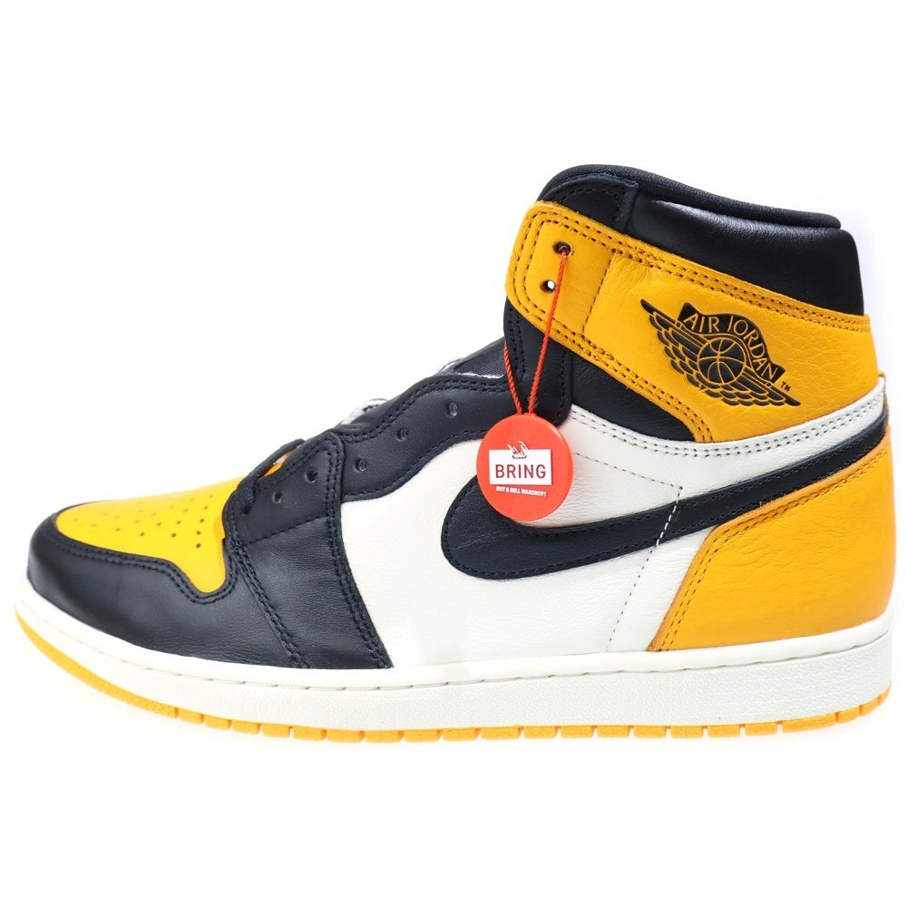 NIKE(ナイキ) AIR JORDAN1 RETRO HIGH OG TAXI 555088-711 エアジョーダン1 レトロハイ タクシー ハイカットスニーカー ブラック/ホワイト/イエロー US11/29cm