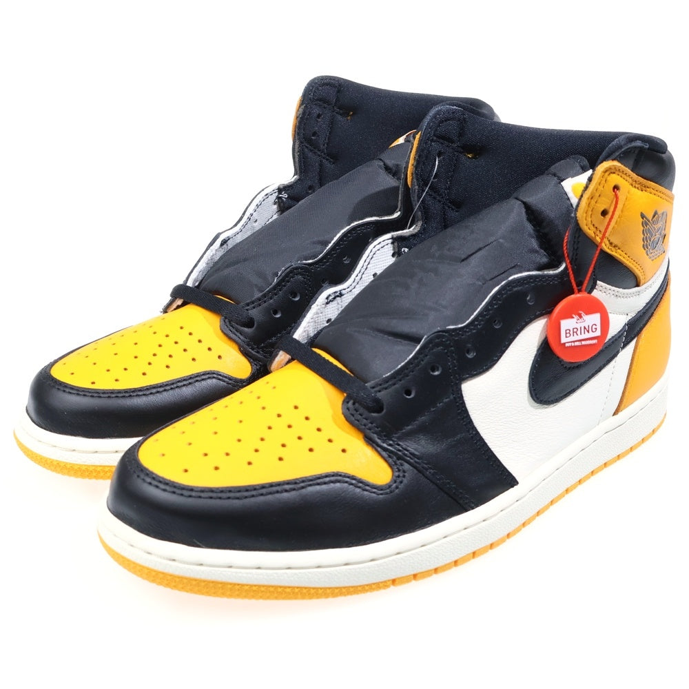 NIKE(ナイキ) AIR JORDAN1 RETRO HIGH OG TAXI 555088-711 エアジョーダン1 レトロハイ タクシー ハイカットスニーカー ブラック/ホワイト/イエロー US11/29cm