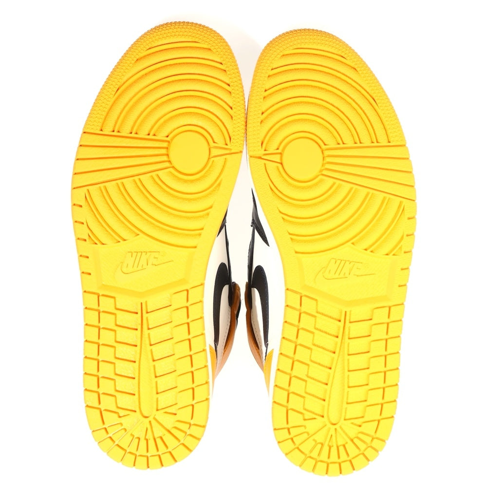 NIKE(ナイキ) AIR JORDAN1 RETRO HIGH OG TAXI 555088-711 エアジョーダン1 レトロハイ タクシー ハイカットスニーカー ブラック/ホワイト/イエロー US11/29cm