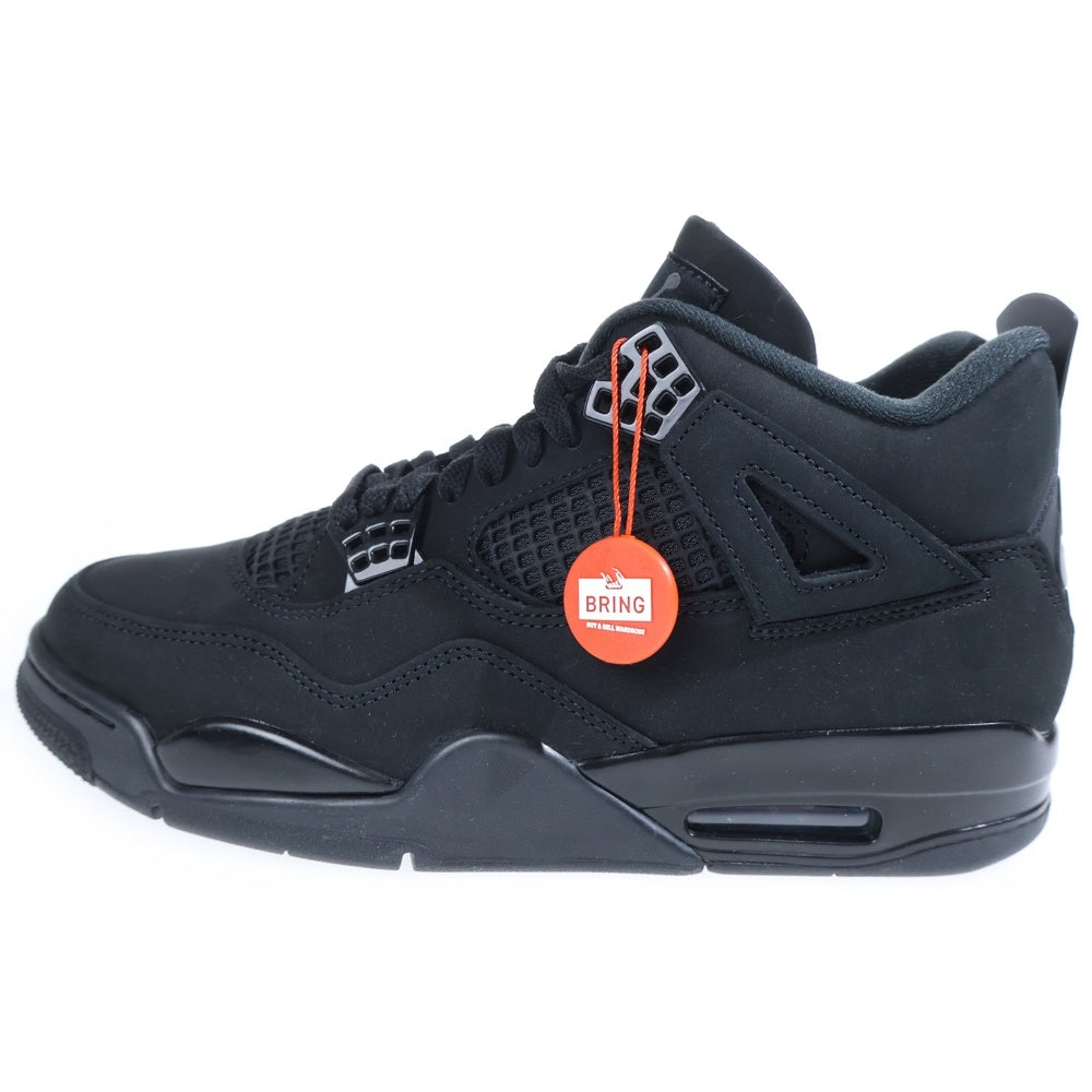 NIKE(ナイキ) AIR JORDAN 4 BLACK CAT FV5029‐010 ジョーダン4 ブラックキャット ハイカットスニーカー ブラック US10.5/28.5cm