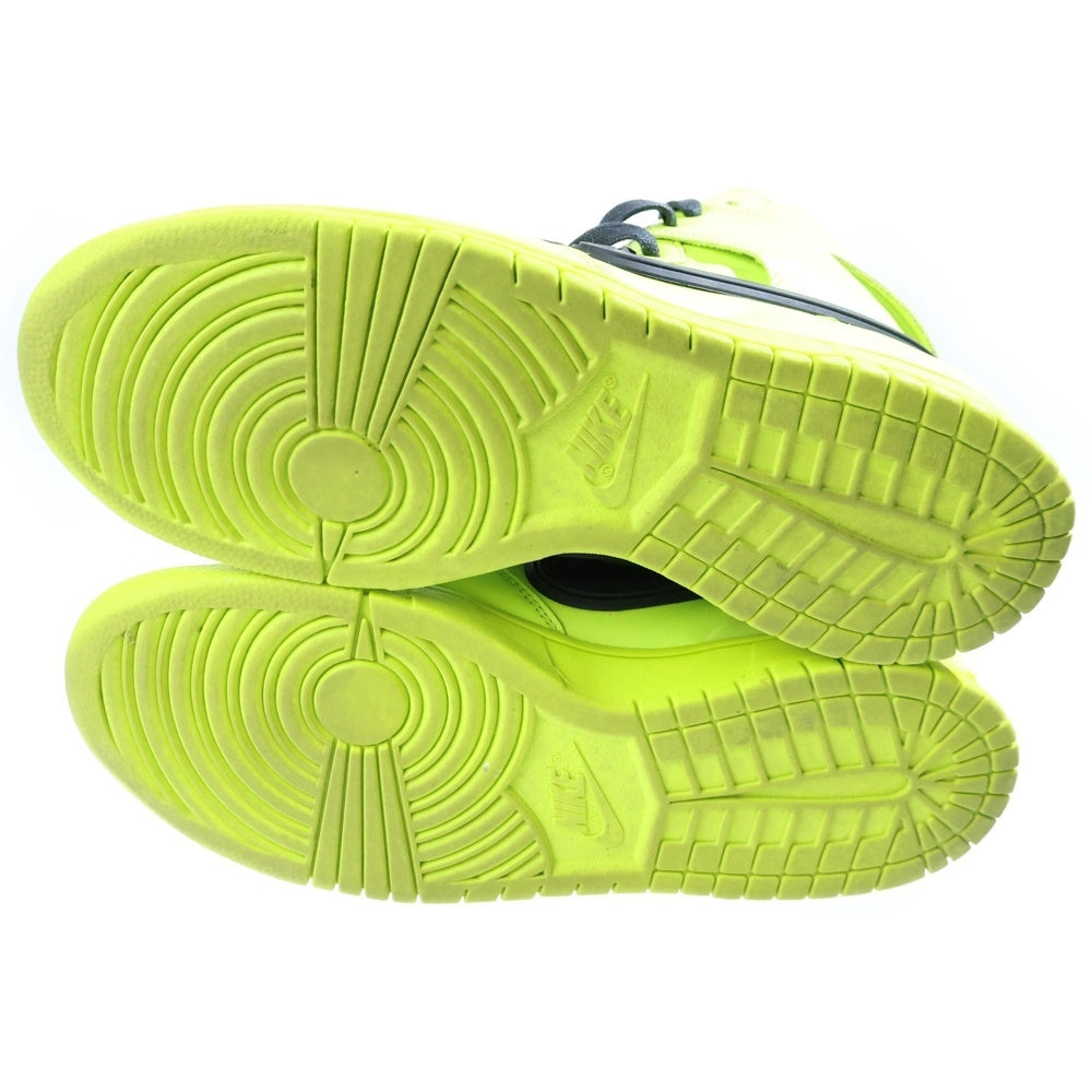 NIKE(ナイキ) ×AMBUSH DUNK HIGH FLASH LIME CU7544-300 アンブッシュ ダンク フラッシュライム ハイカットスニーカー イエロー US9.5/27.5cm