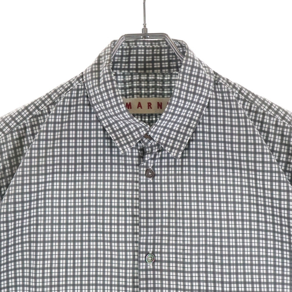MARNI(マルニ) Short Sleeve Shirt チェック柄半袖シャツ E09CUMUF05A00TCH50-CHV77