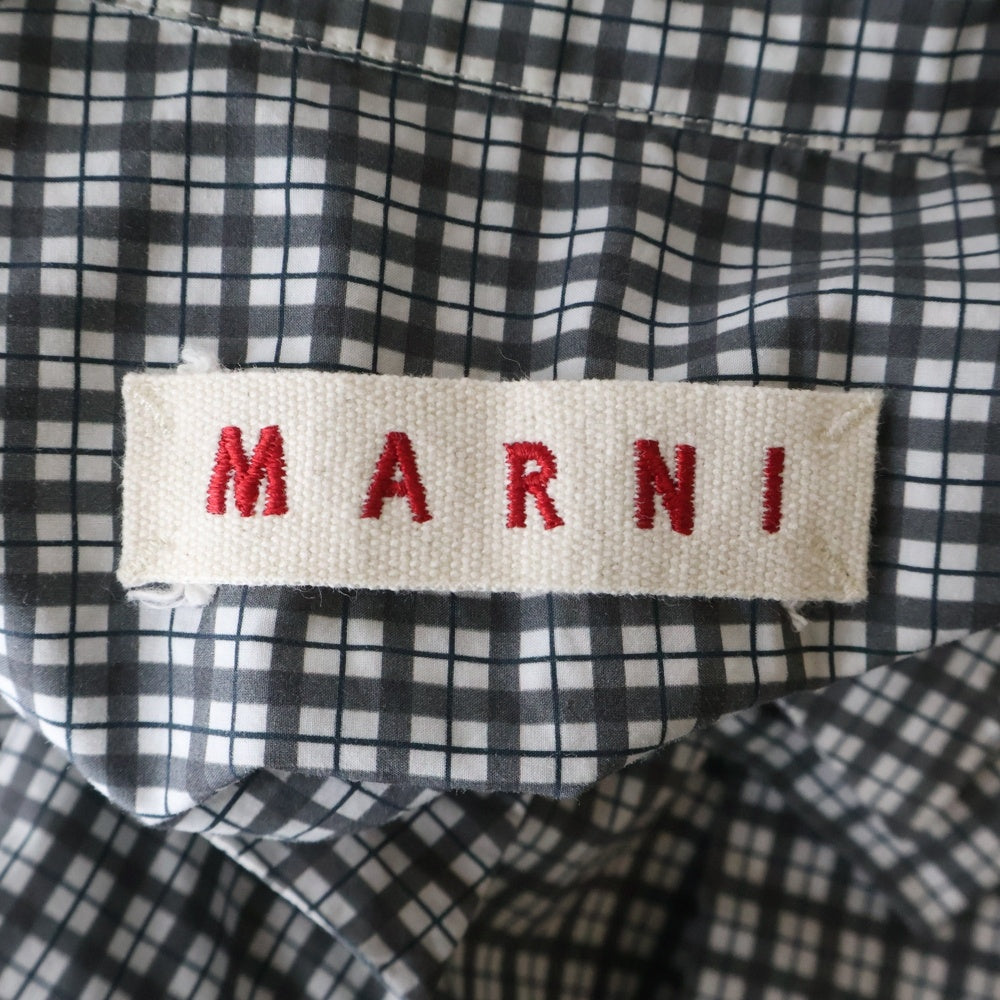 MARNI(マルニ) Short Sleeve Shirt チェック柄半袖シャツ E09CUMUF05A00TCH50-CHV77