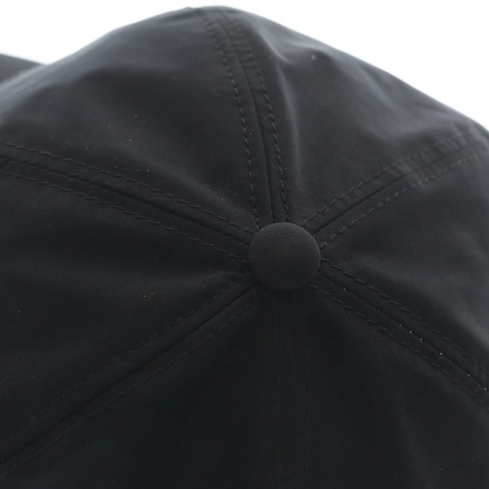 MONCLER(モンクレール) BASEBALL フロントロゴ ナイロンベースボールキャップ 帽子 ブラック I10973B00001