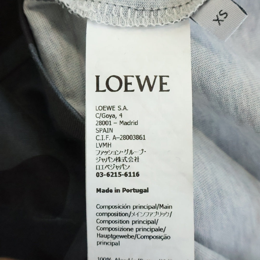 LOEWE(ロエベ) ×スタジオジブリ ハウルの動く城 ハウルとソフィー オーバープリント半袖Tシャツ カットソー マルチカラー SB44Y22X16