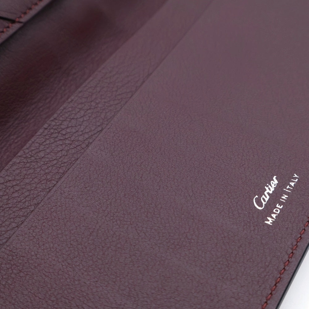 Cartier(カルティエ) マスト ドゥ カルティエ 長財布 カーフスキン ブラック