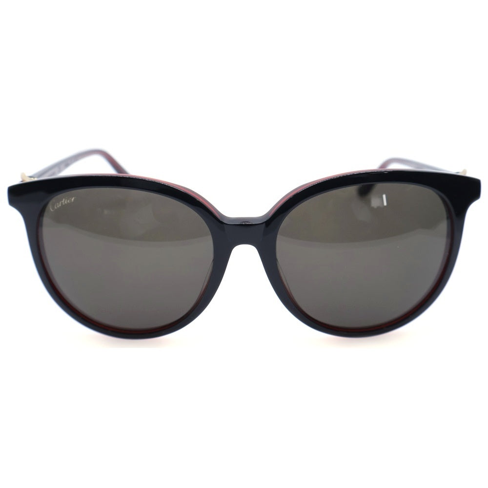Cartier(カルティエ) CT00038A ラウンド型サングラス アイウェア レディース メガネ ボルドー