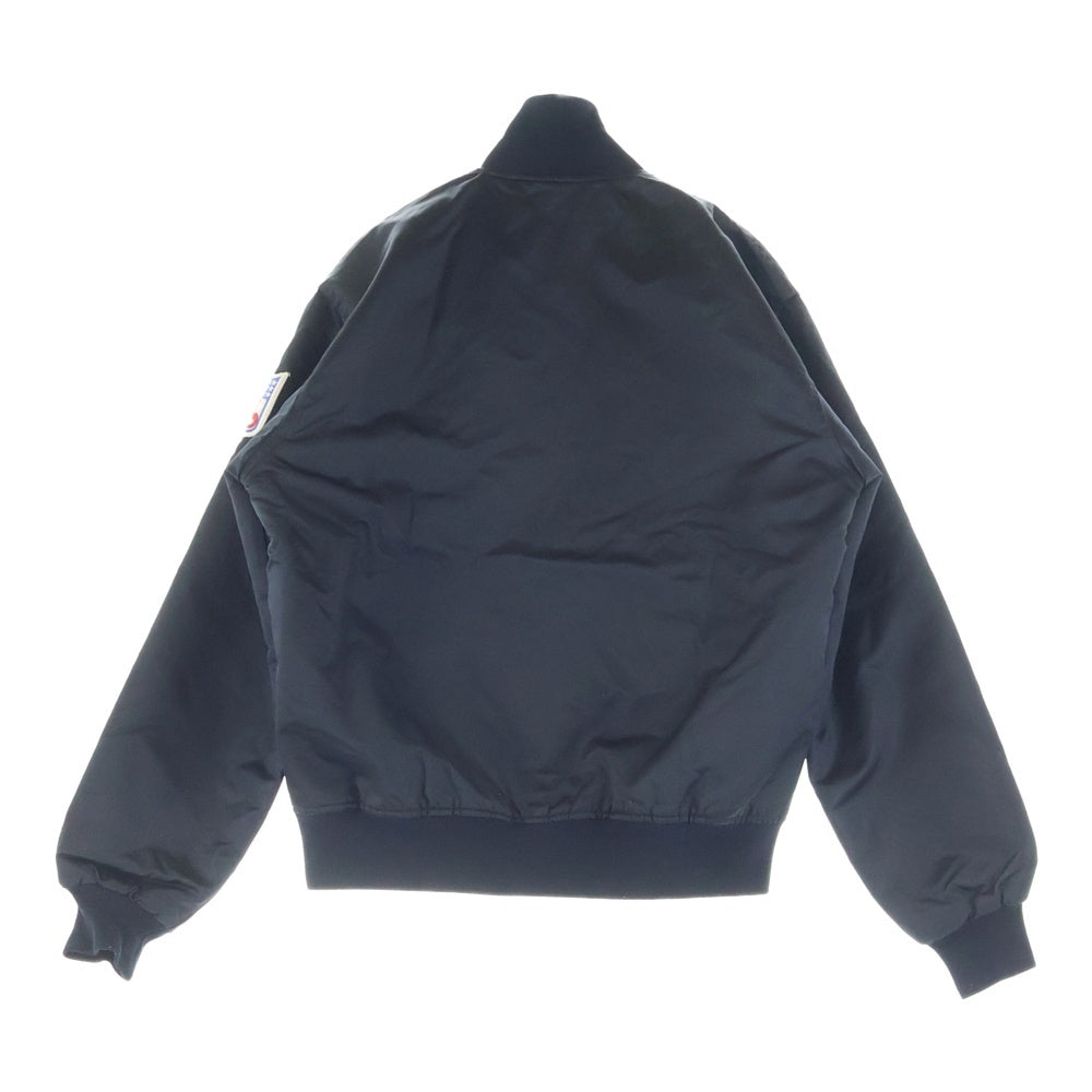 STAETER BLACK LABEL(スターターブラックレーベル) 90s NFL RAIDERS ライダース ヴァーシティージャケット 中綿入り サテン ブラック