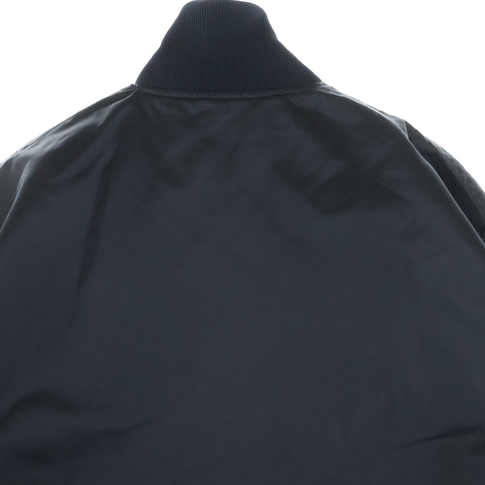 STAETER BLACK LABEL(スターターブラックレーベル) 90s NFL RAIDERS ライダース ヴァーシティージャケット 中綿入り サテン ブラック