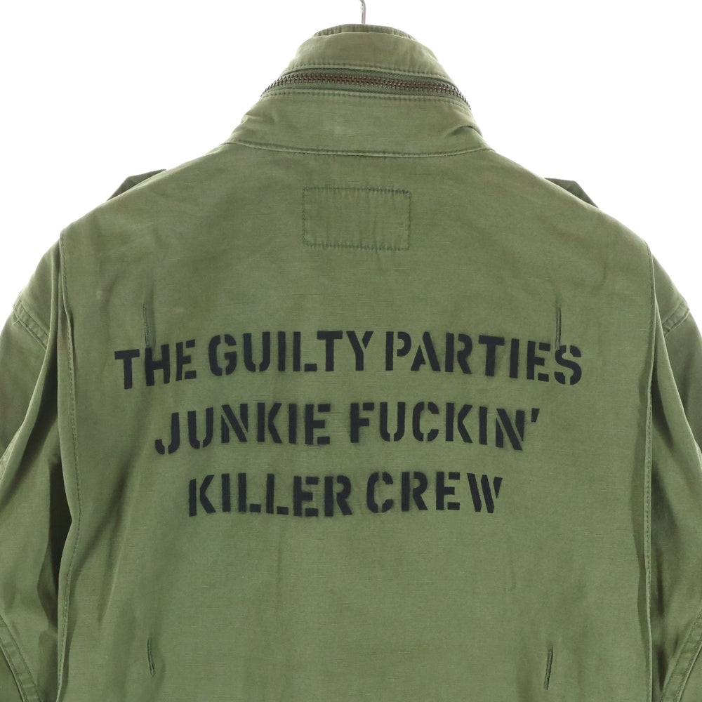 WACKO MARIA(ワコマリア) M-65 フィールドジャケット ステンシルロゴ ミリタリー カーキ