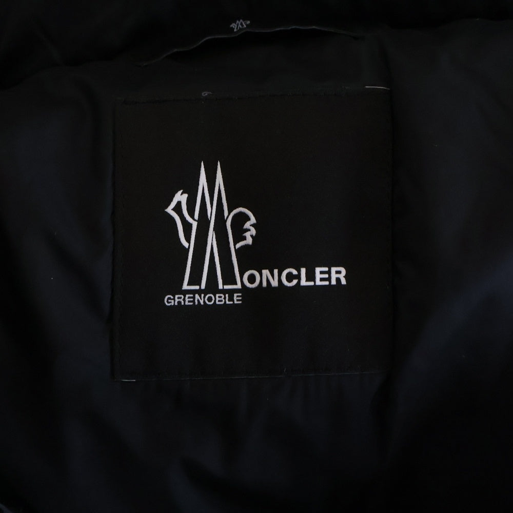 MONCLER(モンクレール) GRENOBLE GIRDWOOD ナイロン フーデッド ジップアップ ダウンジャケット ホワイト D20974184385 53071