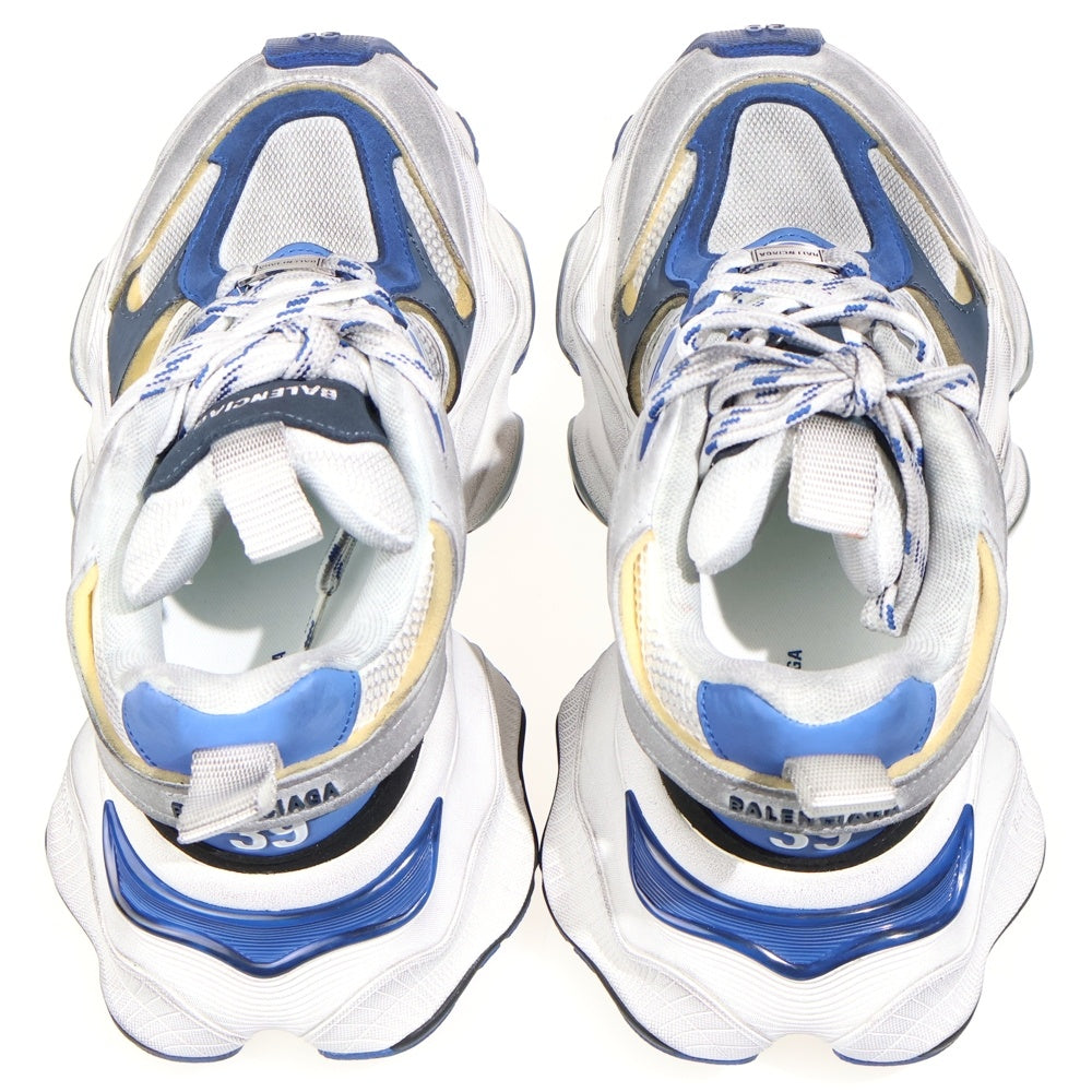 BALENCIAGA(バレンシアガ) 24SS CARGO カーゴ ヴィンテージ加工 ローカットスニーカー ホワイト/ブルー 785754