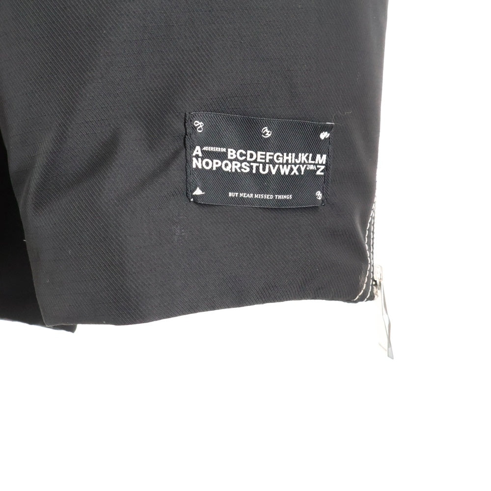 ADER ERROR(アーダーエラー) × ZARA ザラ コラボレーション オーバーサイズ ジップアップ ダウンボンバージャケット ブラック