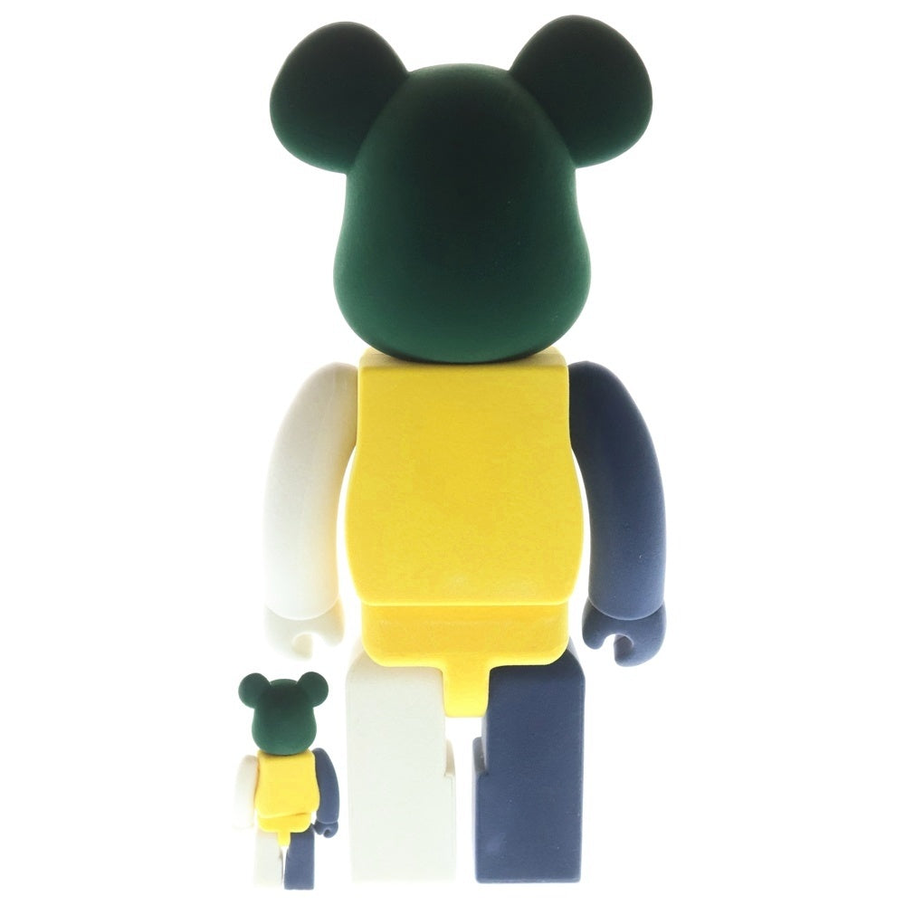 MEDICOM TOY(メディコムトイ) ×KITH BE@RBRICK SS21 FLOCK STYLE 100%&400% キス ベアブリック フィギュア 2体セット マルチ