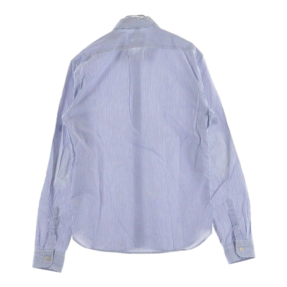 SCOTCH&SODA(スコッチ アンド ソーダ) ストライプ柄 長袖シャツ ブルー/ホワイト