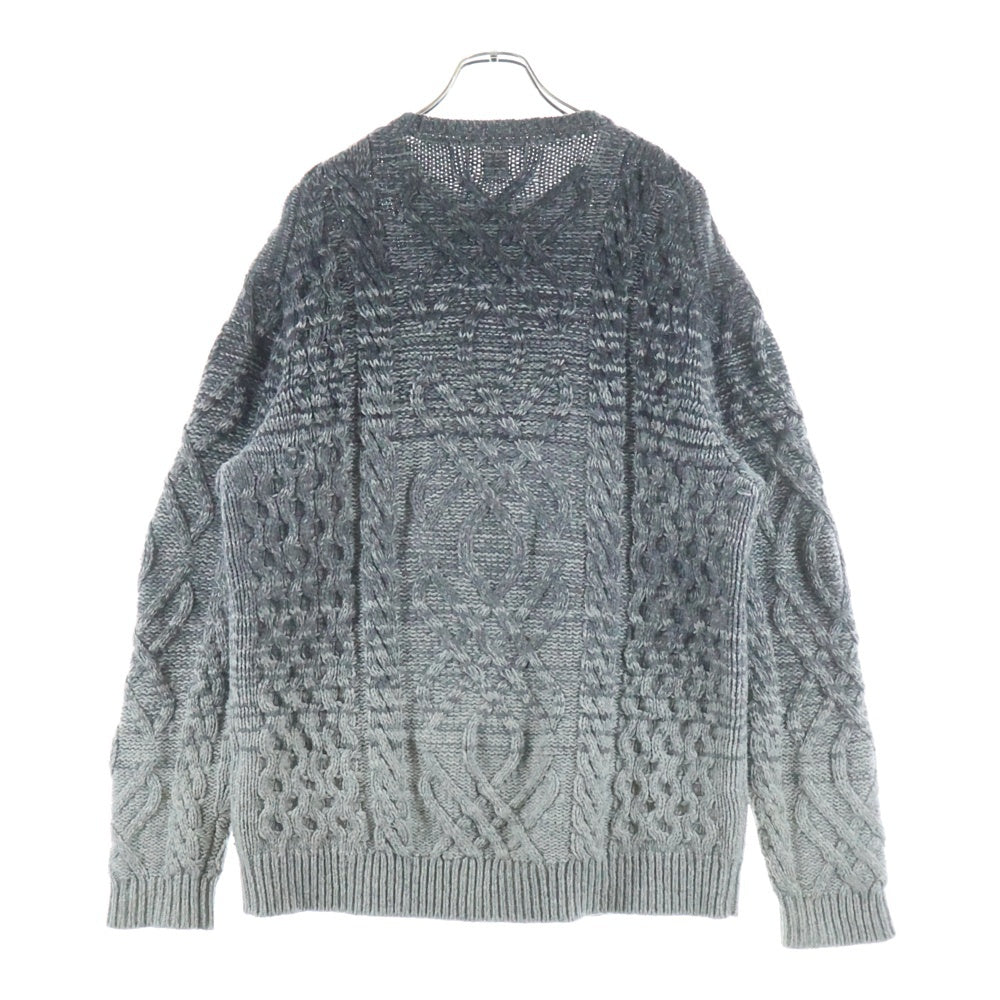 RON HERMAN(ロンハーマン) ウール リブ編み ニット クルーネックセーター グレー 3020800065