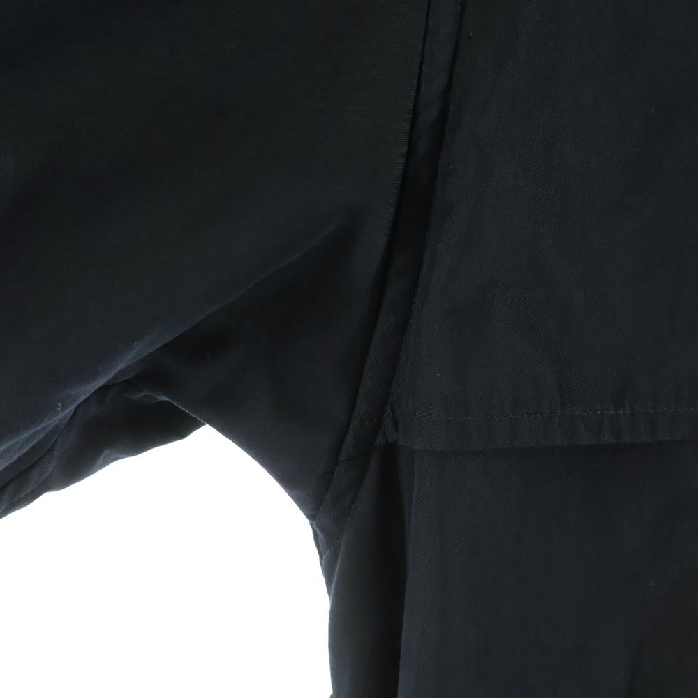 AURALEE(オーラリー) WASHED FINX CUPRO TWILL LONG COAT フィンクスコットン トレンチコート アウター ブラック A20AC01FC