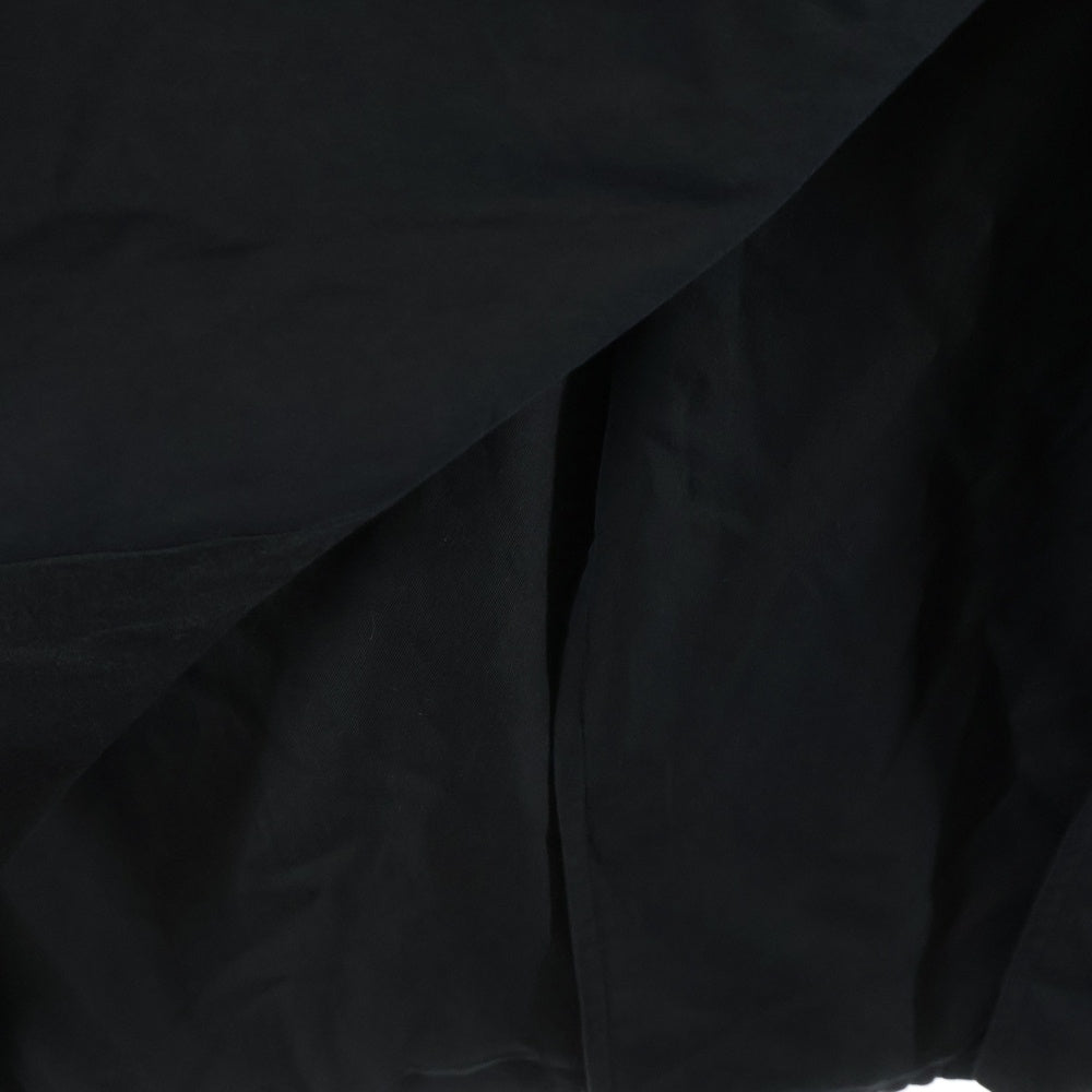 AURALEE(オーラリー) WASHED FINX CUPRO TWILL LONG COAT フィンクスコットン トレンチコート アウター ブラック A20AC01FC