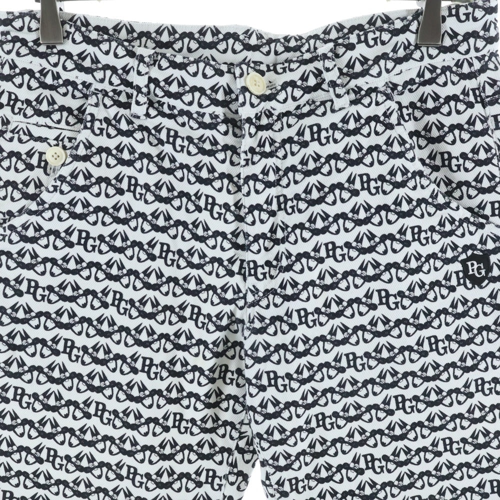 PEARLY GATES(パーリーゲイツ) ニャロメ ゴルフパンツ トラウザー スポーツ ホワイト/ブラック 053-9231019