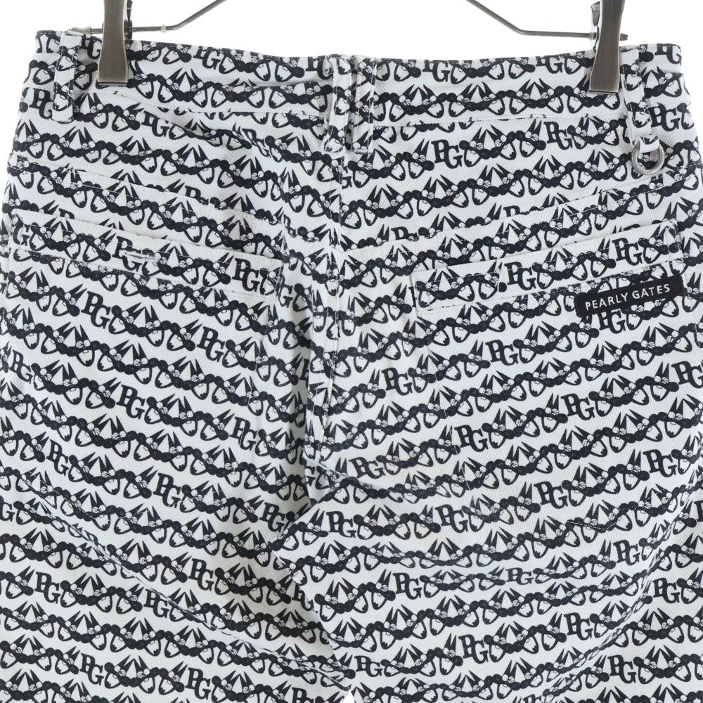 PEARLY GATES(パーリーゲイツ) ニャロメ ゴルフパンツ トラウザー スポーツ ホワイト/ブラック 053-9231019