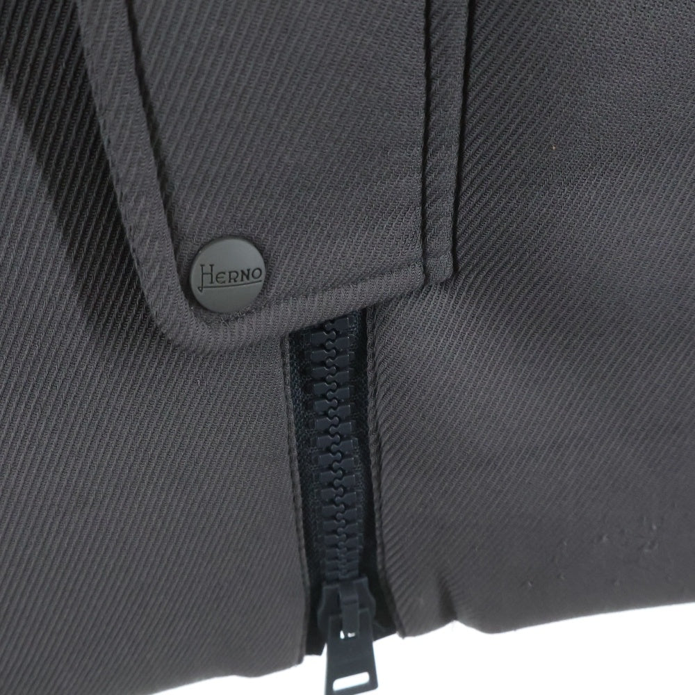 HERNO(ヘルノ) 異素材切替 ダウンジャケット アウター グレー PIPI0636U-12004-9460