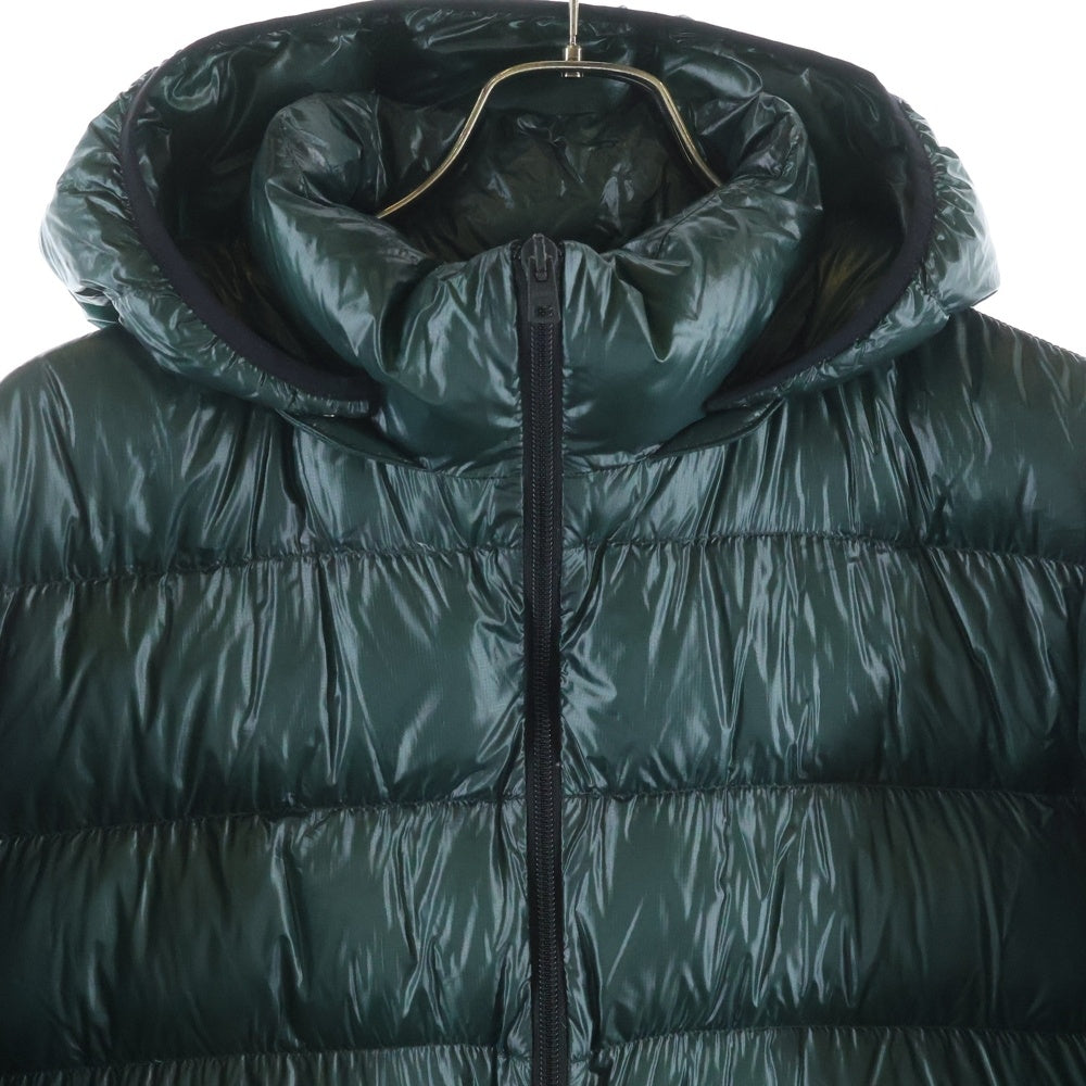 HERNO(ヘルノ) 7DENIER セッテデニール フーデッド ライトダウンジャケット グリーン PI0311U-19328-7800
