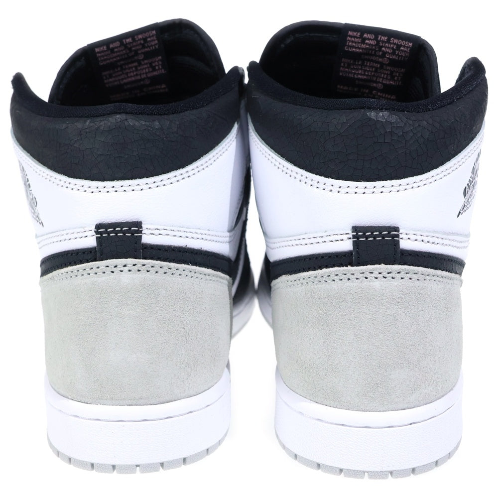 NIKE(ナイキ) AIR JORDAN 1 HIGH OG Bleached Coral 555088-108 エアジョーダン1 ブリーチドコーラル ハイカットスニーカー ホワイト/グレー US9/27cm