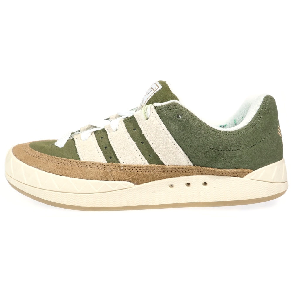 adidas(アディダス) ×HUMAN MADE Adimatic ヒューマンメイド アディマティック ローカットスニーカー US9/27.5cm HP9914 グリーン/ブラウン