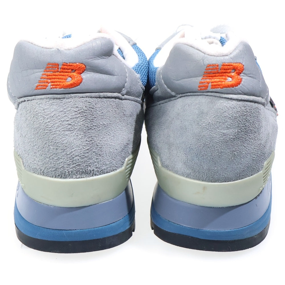 New Balance(ニューバランス) M996CSBO スウェードローカットスニーカー シューズ グレー/ブルー US8/26cm