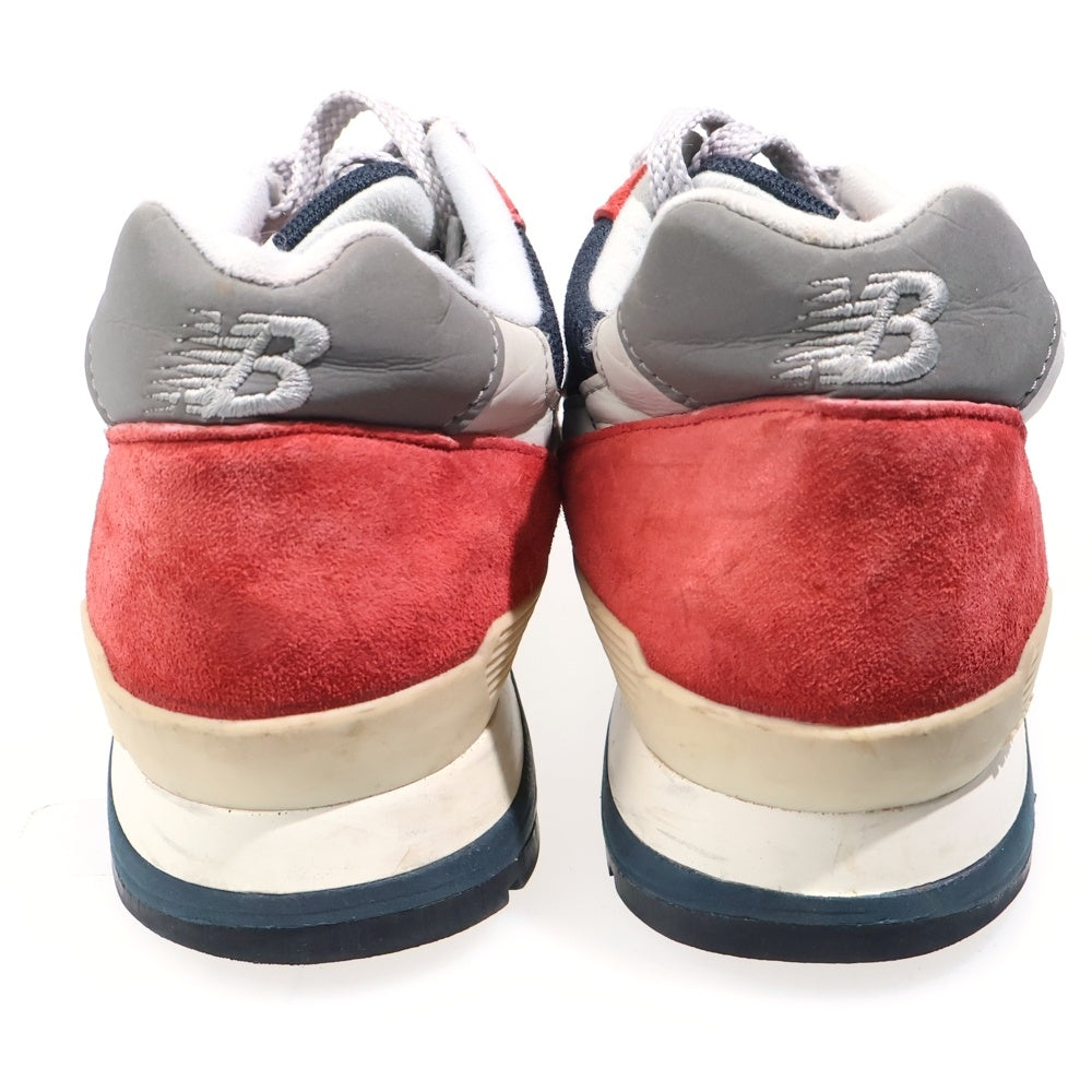 New Balance(ニューバランス) ×J.CREW M996JC4 スウェードローカットスニーカー シューズ レッド US8/26cm