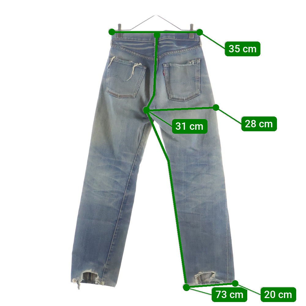 Levi's VINTAGE CLOTHING(リーバイス ビンテージ クロージング) 00's 66501 66前期 復刻 デニムパンツ J22 インディゴ 00年製