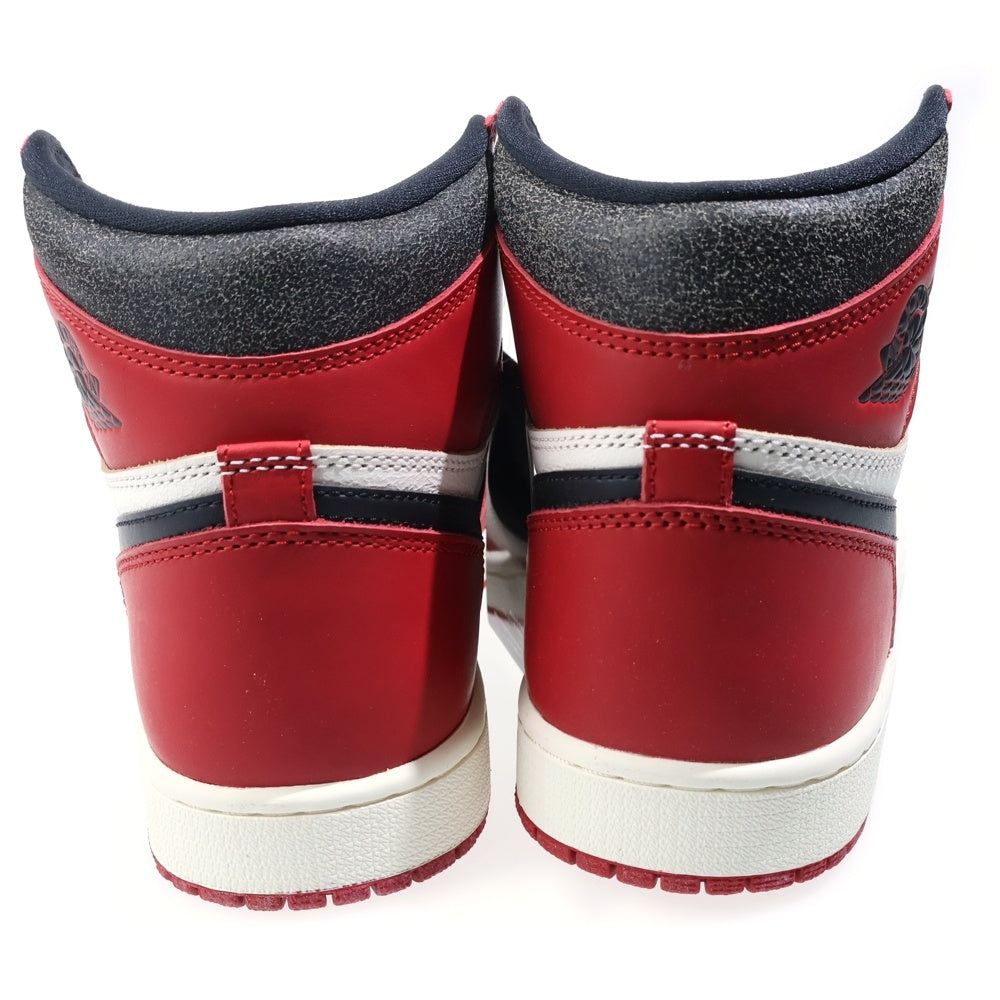 NIKE(ナイキ) AIR JORDAN 1 LOST&FOUND DZ5485-612 エアジョーダン1 ロスト&ファウンド シカゴ ハイカットスニーカー ホワイト/レッド US9/27cm