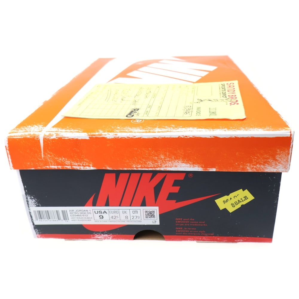 NIKE(ナイキ) AIR JORDAN 1 LOST&FOUND DZ5485-612 エアジョーダン1 ロスト&ファウンド シカゴ ハイカットスニーカー ホワイト/レッド US9/27cm