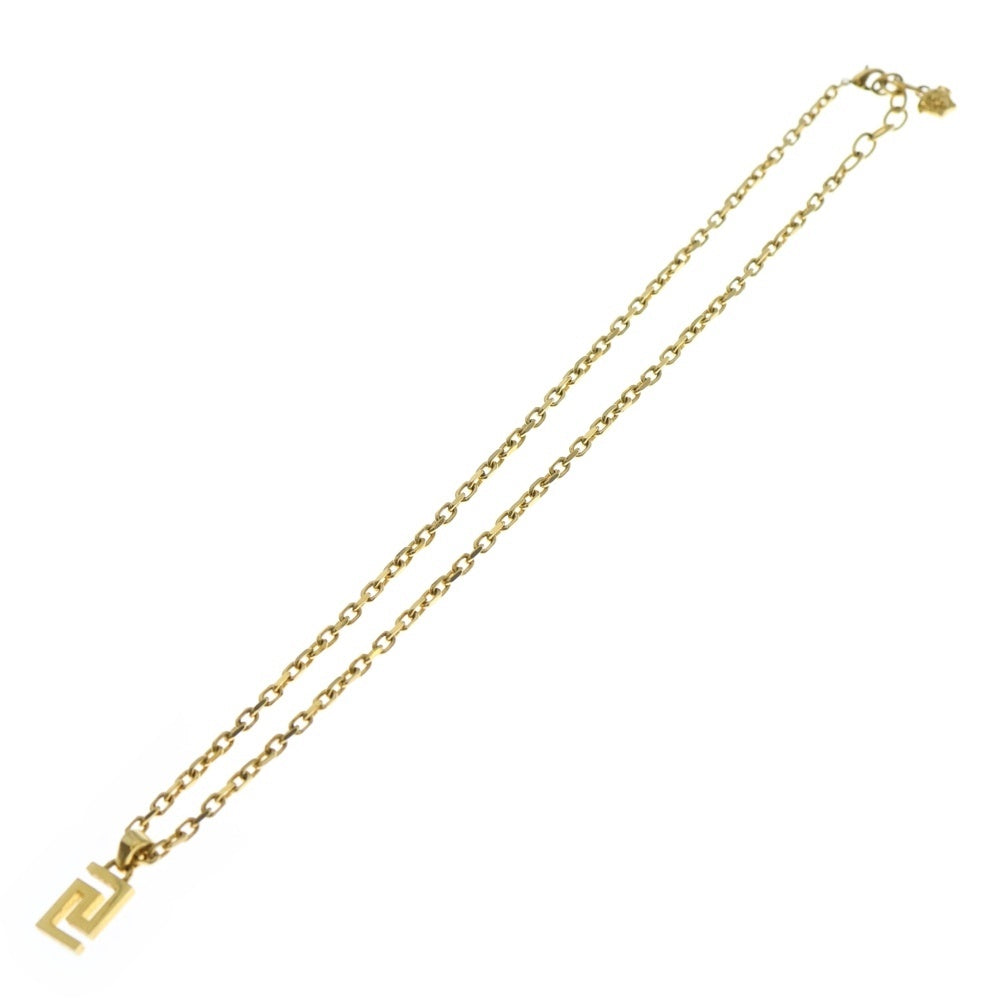 VERSACE(ヴェルサーチ) グレカ メデューサ ネックレス ゴールド